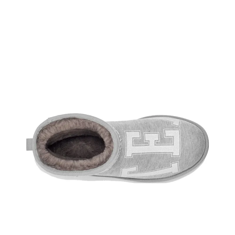 UGG Telfar X UGG Fleece Mini Cozy Snow Boots Unisex Gray-2