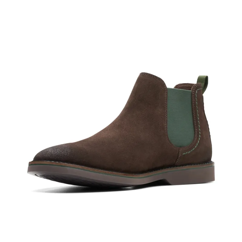 Clarks Crew Chelsea Boots Men's Brown-1