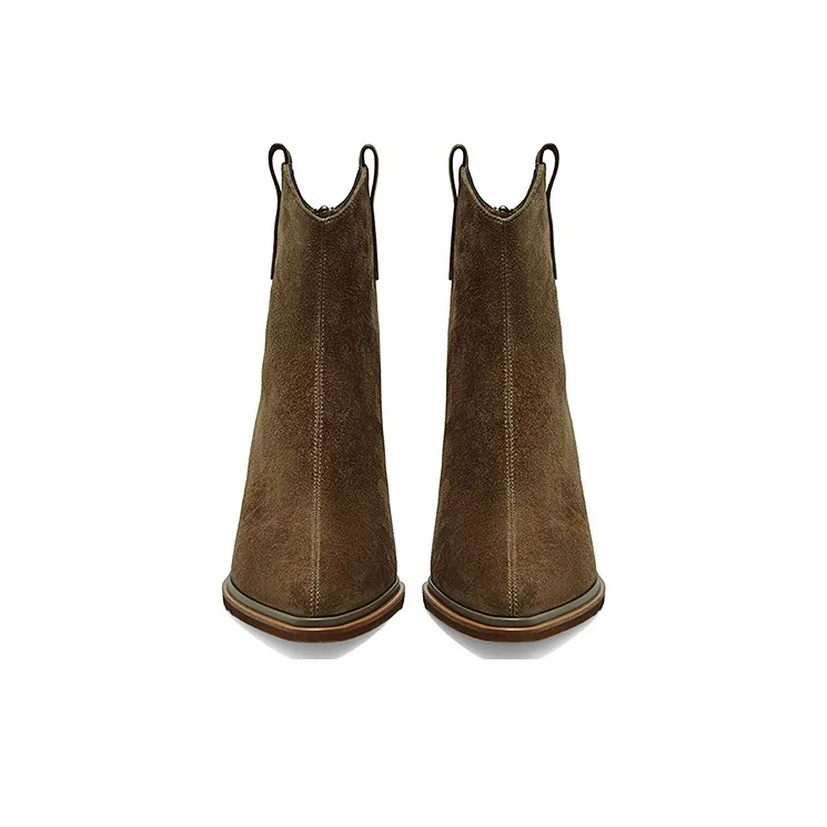 NINI WEST Ankle Boots Women's Black/Brown-6