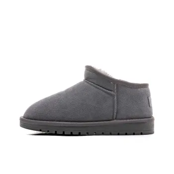 Warrior Warm Ankle Length Snow Boots Unisex Gray