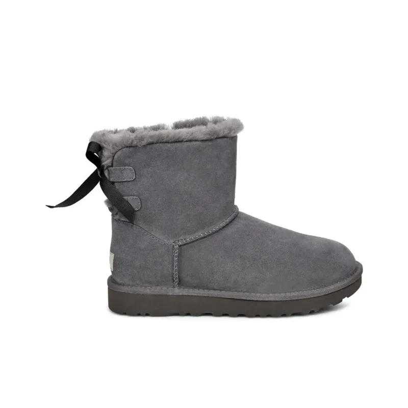UGG Mini Continuity Bow 'Grey' Women's-1