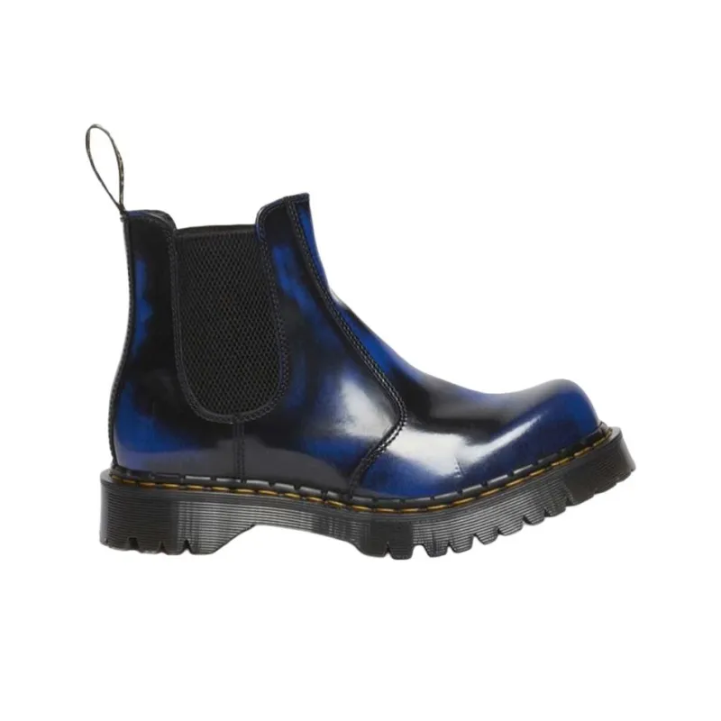 Dr.Martens 2976 Short Chelsea Boots 3.5cm Unisex Blue Black-1