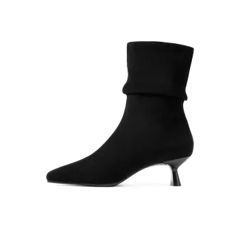 HARSON Ankle Boots Women's Black/Chocolate
