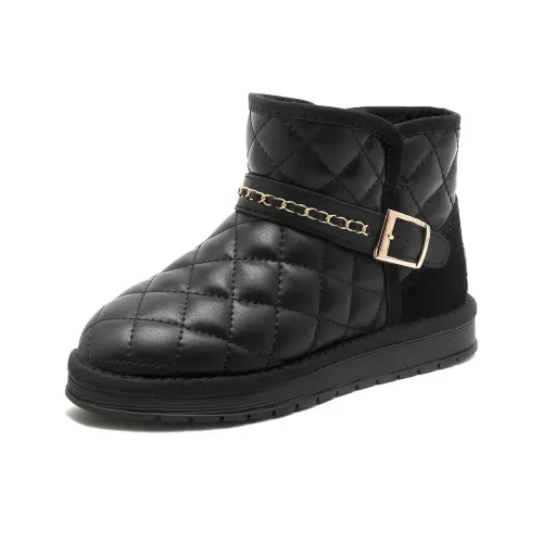 CAMEL Warm Short Snow Boots Women's Black