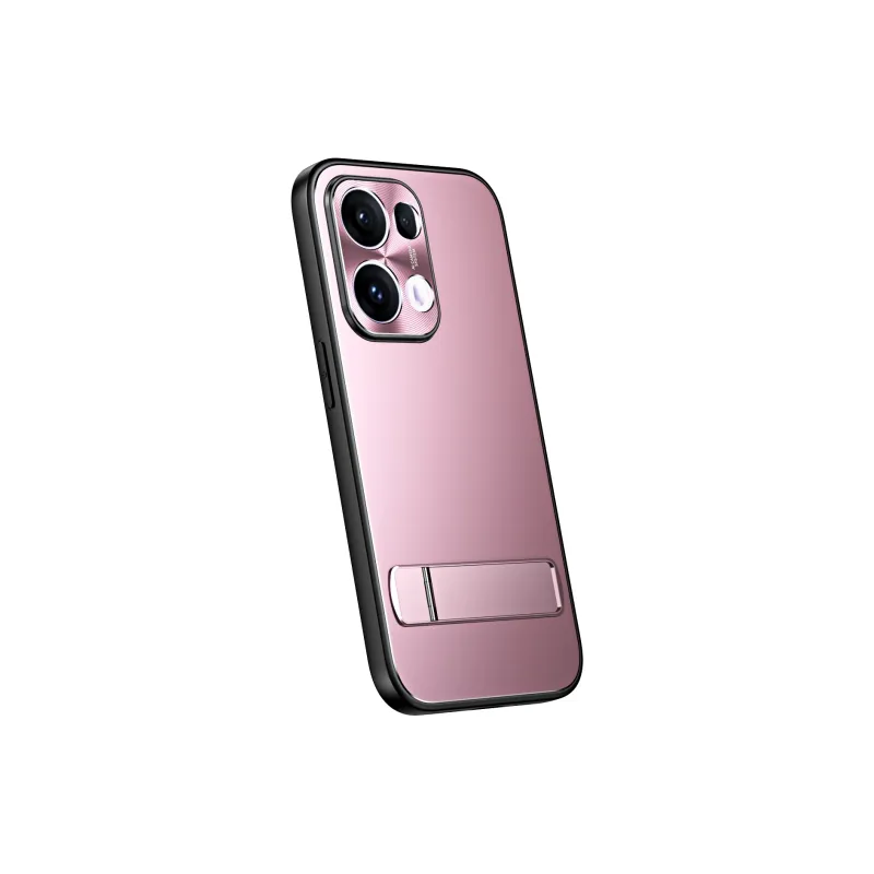 ZHUOJI Matte Material Aurora Invisible Stand Phone Case Compatibility Opporeno13pro/reno12/11pro+/Reno10-10