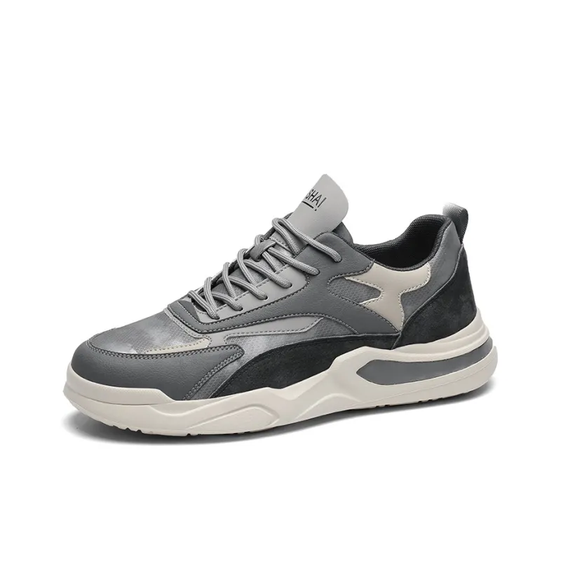 Desert Ram Cushioned Slip-Resistant Lightweight Height Increasing Warm Low-Top Casual Shoes Men's-1