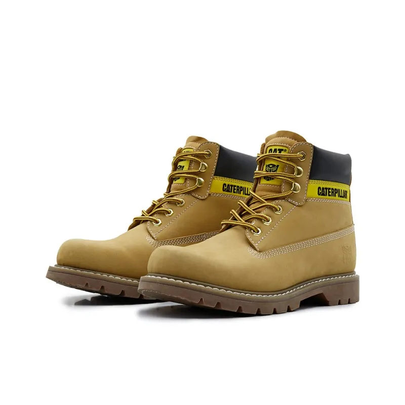 CAT Outdoor Boots Women's High Top Yellow-1
