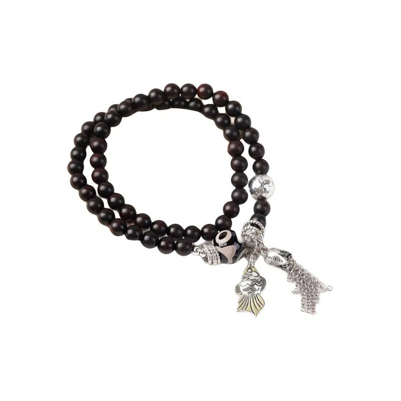 XIAOFENGCHAI Rosewood Bracelets Unisex-0