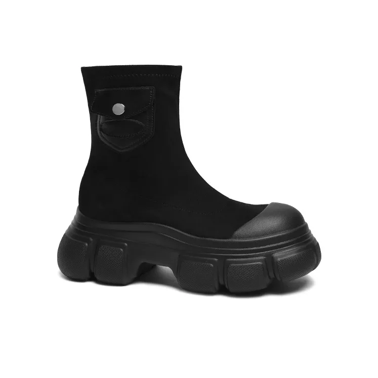 CAMEIDO Ankle Boots Women's Black-1