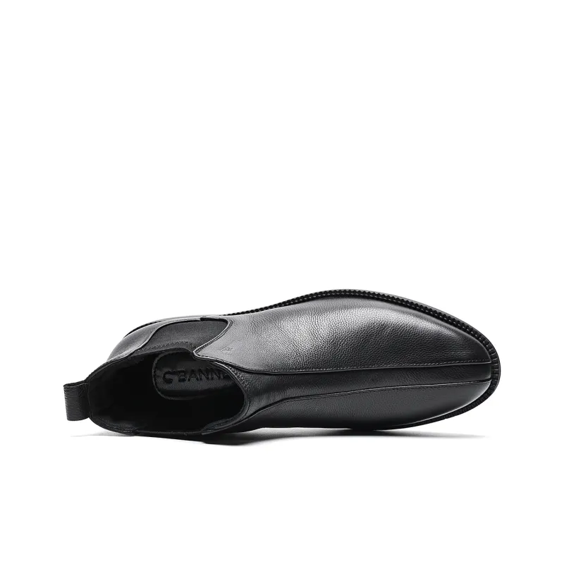C°BANNER Ankle Length Chelsea Boots Men's Black-3