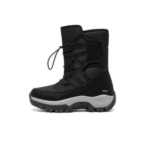 TFKY Warm Slip Resistant support High Snow Boots Men's