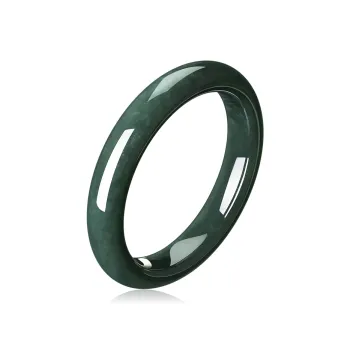 YUANYUXIANG Hetian Jade Bangles Green Jade Women's