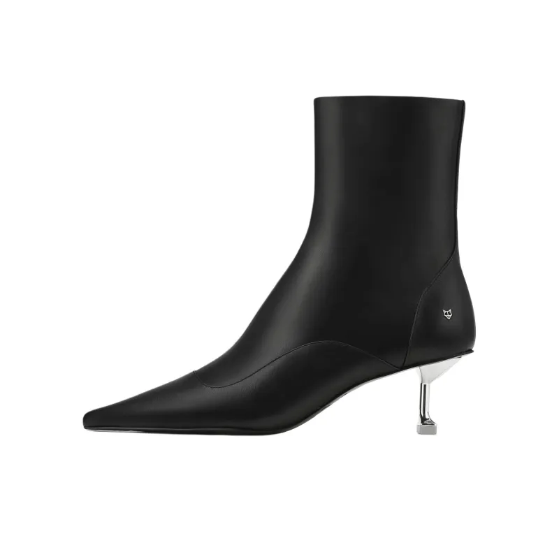Naked Wolfe Tempting Ankle Boots 5cm Women's Black-0