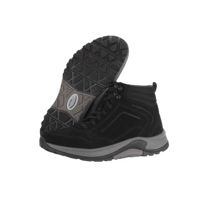 Gabor Rollingsoft Wear-Resistant Slip-Resistant Short Outdoor Boots 4cm Men's Black-5
