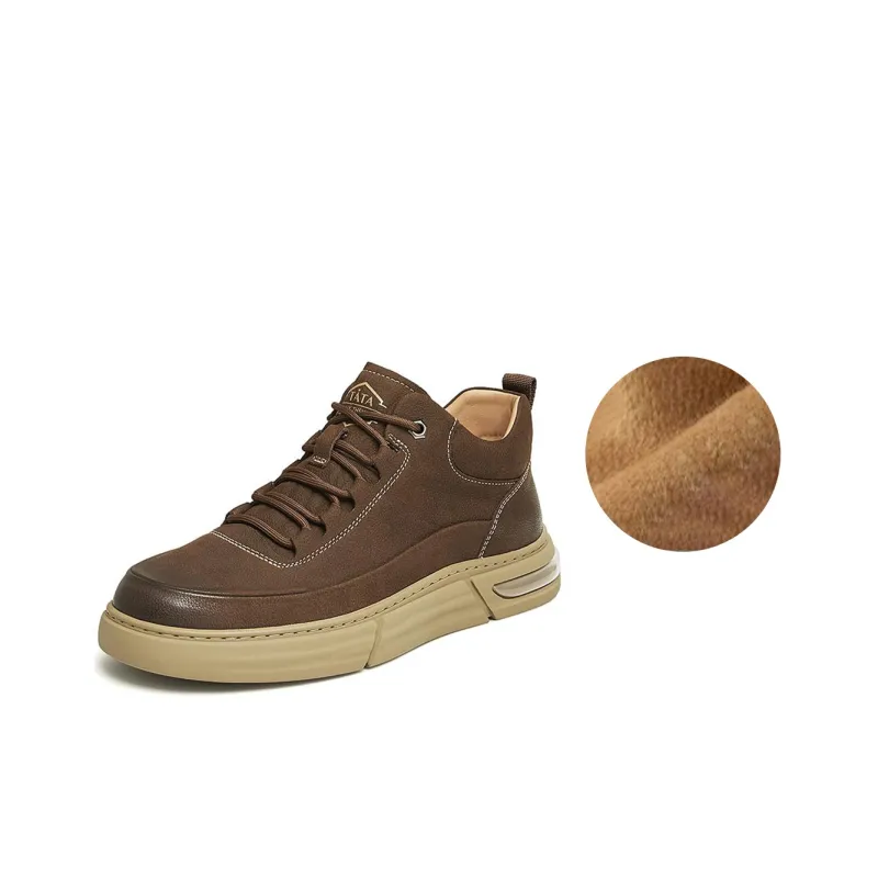 TATA Ankle Boots Men Solid Color-8