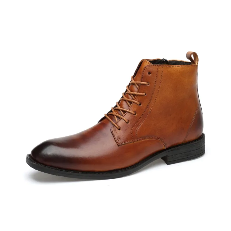 XIMO BULL Ankle Length Martin Boot 3cm Men's-9