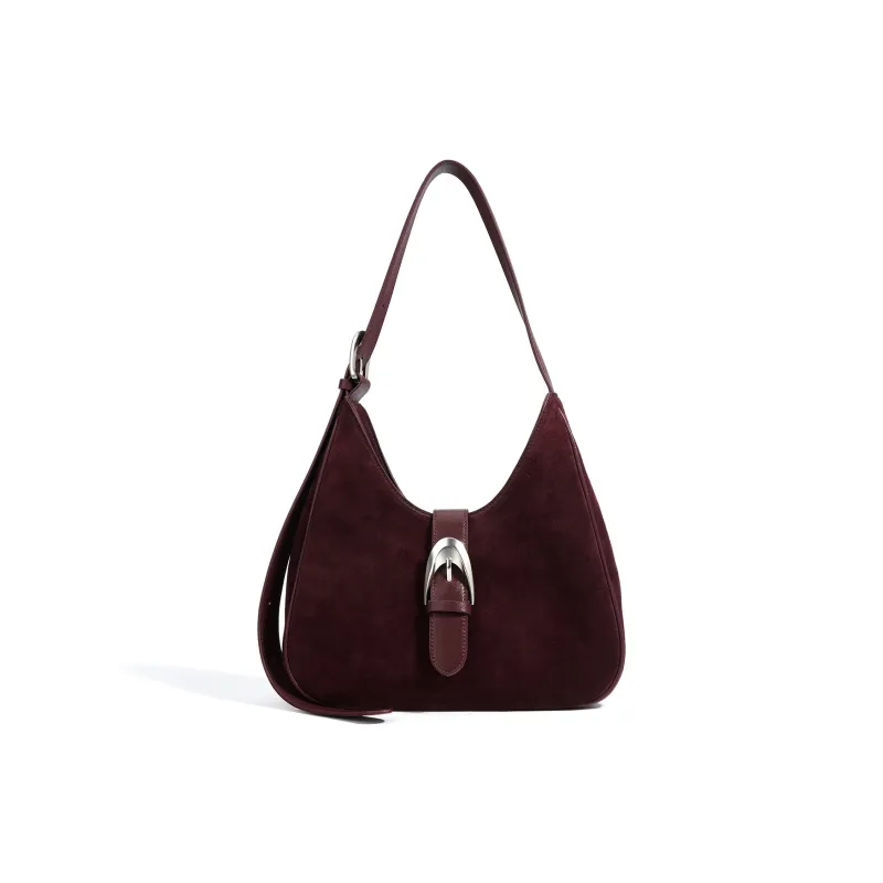 COURONNE Matte Cow Leather Shoulder Bag Regular Women's Multicolor-3