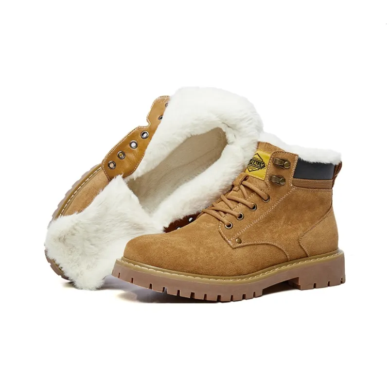 HLA Wear-Resistant Short Outdoor Boots 3.5cm Men's-20