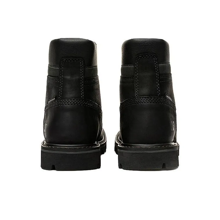 CAT Wear Resistant Slip Resistant Crew Outdoor Boots Men's Black-3
