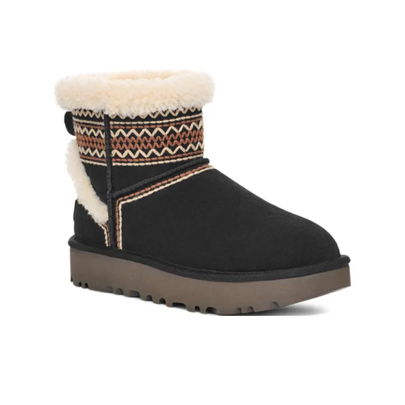 UGG Classic Mini Atherson Boot Black Women's-1