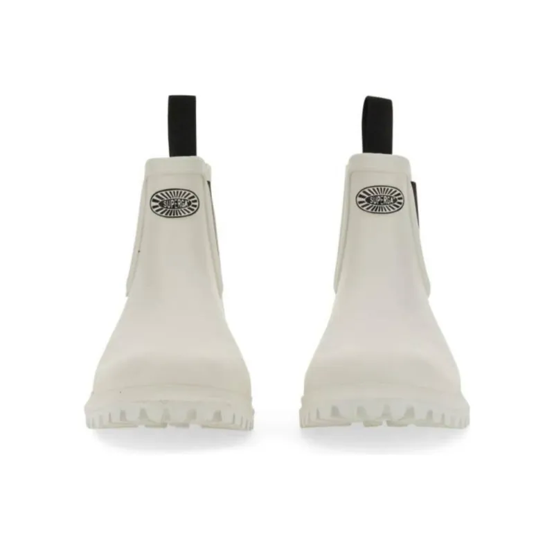 SUPERGA Short Chelsea Boots Women's Beige-2