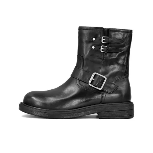 ZSBELLA Ankle Boots Women's Black/Coffee