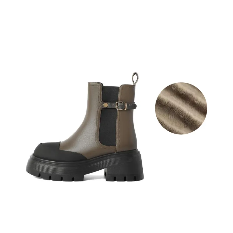 BELLE Short Chelsea Boots 6.5cm Women's-12