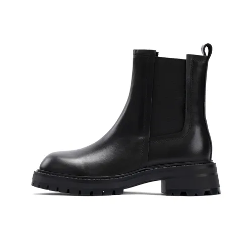 MALEMONKEY Short Chelsea Boots 4.5cm Women's Black