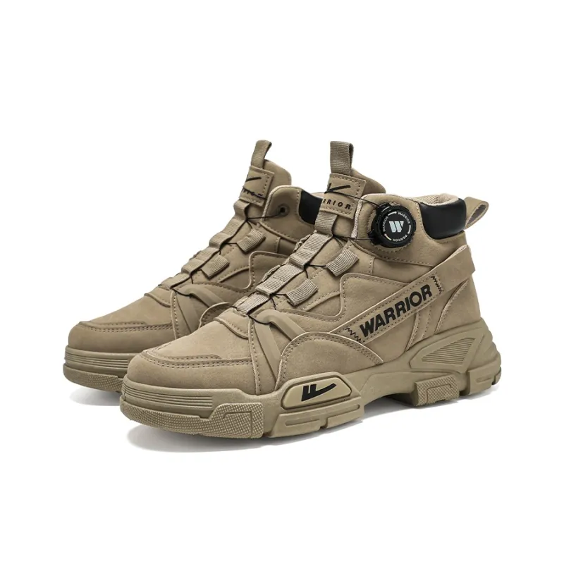 Warrior Ankle Length Martin Boot Men's Khaki-1