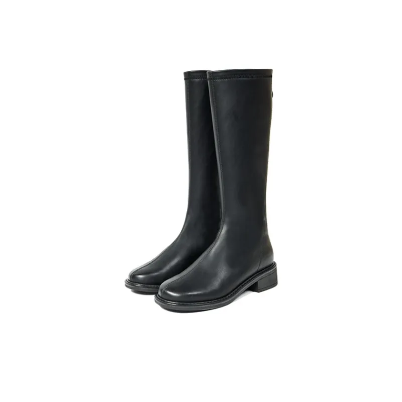 PT'SON Knee high Boots 4cm Women's-20