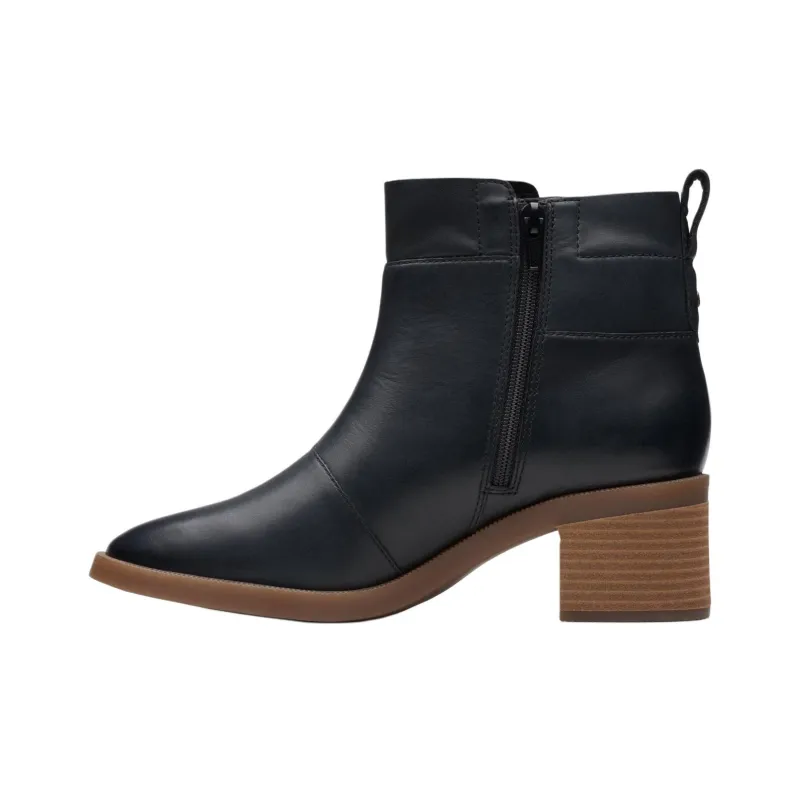 Clarks Ankle Boots 5cm Women's Black-0