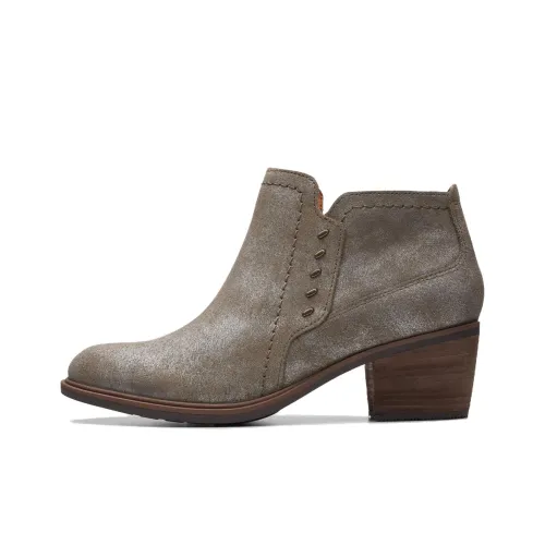 Clarks Ankle Boots 5.5cm Women's Taupe