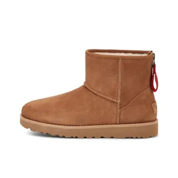 UGG Classic Mini Logo Zip 'Chestnut' Women's