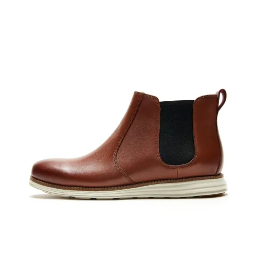 COLE HAAN Chelsea Boots Men Red
