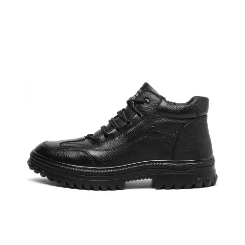 TRUMPPIPE Ankle Boots 2.5cm Men's Black