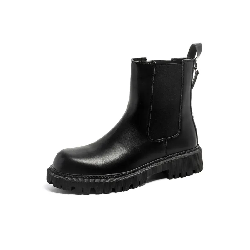 Cachiotti KAQIAODI Knee High Chelsea Boots Men's Black-1