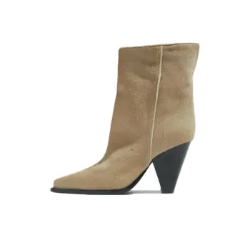 SCAROSSO Emily Pointed Heeled Boots Women's