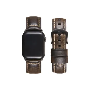 MSSM Apple Compatibility Watch Band 49mm Cowhide Leather Material