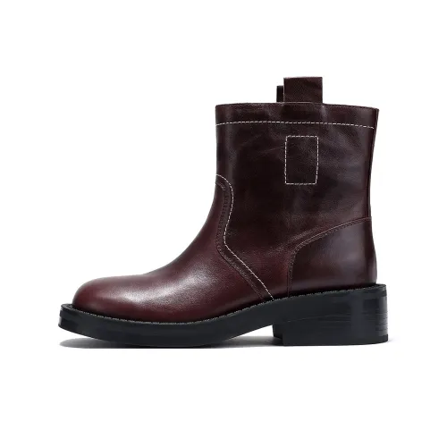 BELLALILY Ankle Boots Women's Coffee