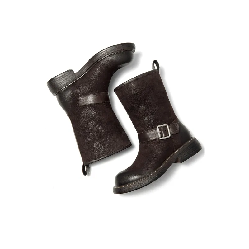 Beau Today Ankle Boots Women's Black/Coffee-1
