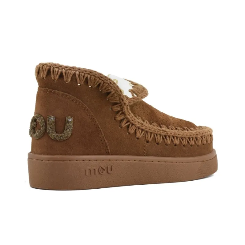 MOU Platform Shoes Women's Brown-2