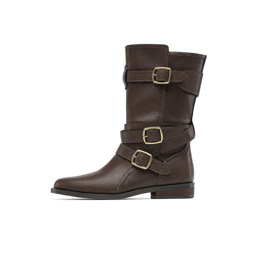 EBLAN Ankle Boots Women's Coffee