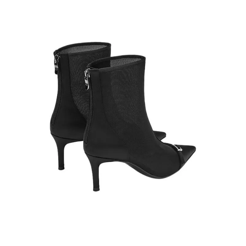 73Hours Midnight Flash Star Ankle Boots Women's Black-4