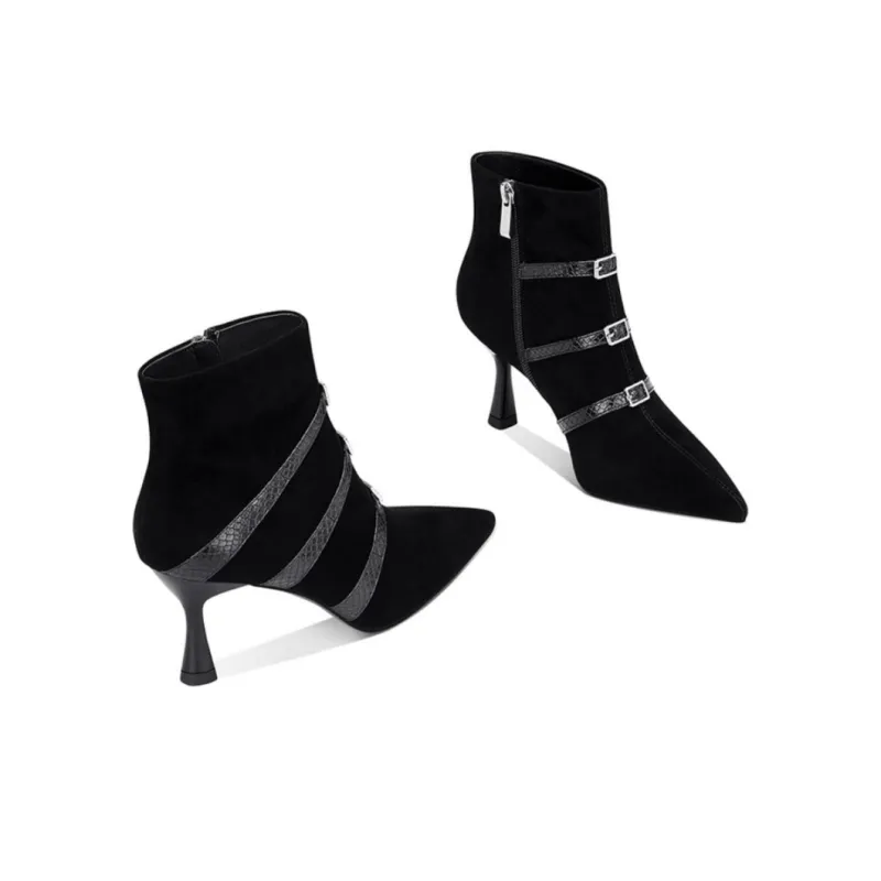 JESSICA SOPHIA Slim Boots Ankle Boots 6.5cm Women's-1