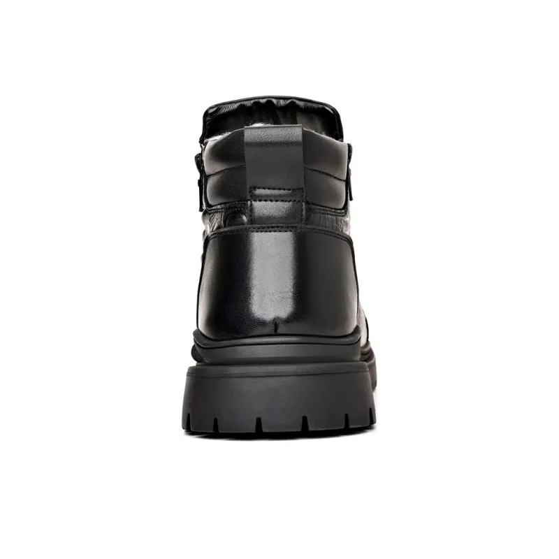 MODENGPAN Ankle Boots Men's Black-2