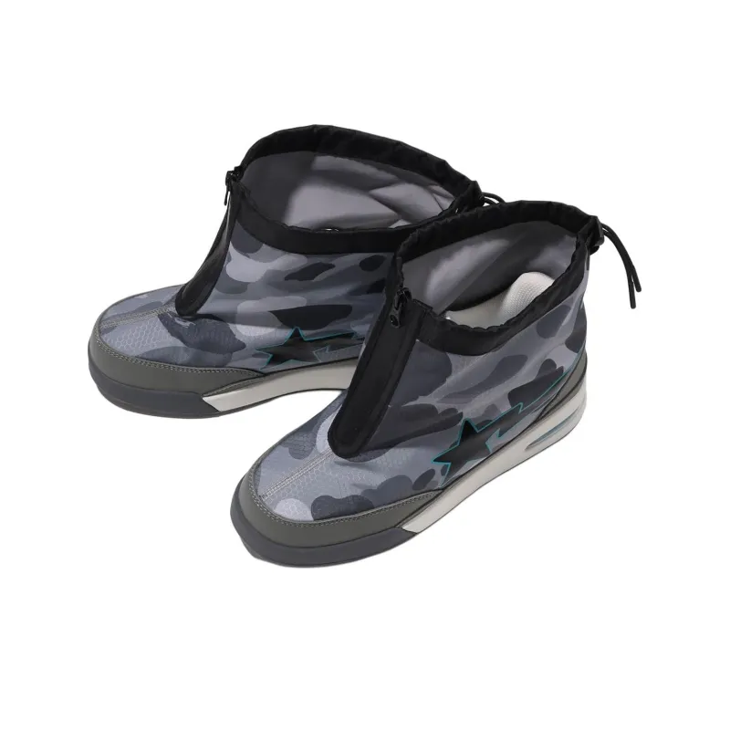 A BATHING APE Bape ZIP ROAD STA Ankle Boots Women's-2
