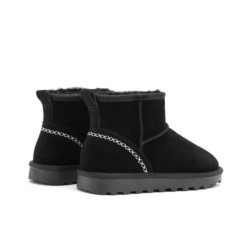 HARSON Warm Short Snow Boots 2.8cm Women's-3