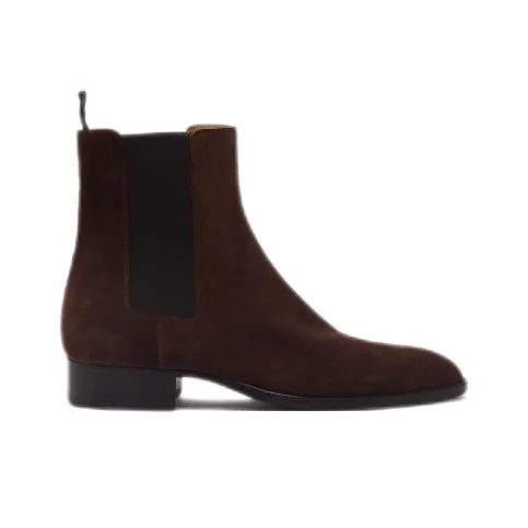 Sandro Chelsea Boots Men Caramel, Chocolate-5