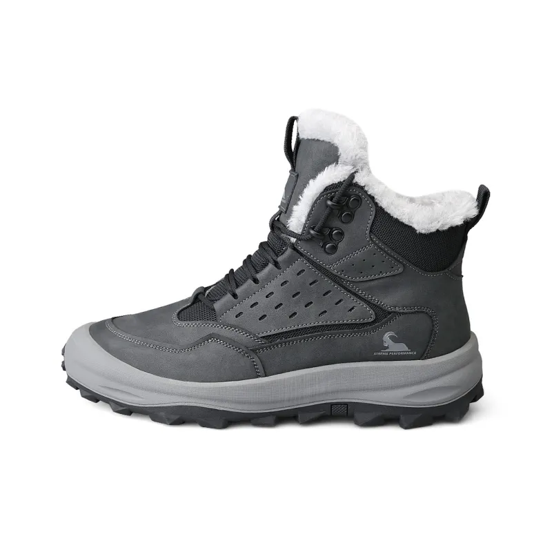 BECK Snow Boots Men Gray/Khaki-0