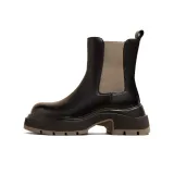 Black Green Fleece-Lined Hidden Wedge-9 Cm